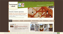 Desktop Screenshot of menuiserie-charpente-finistere.fr