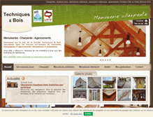 Tablet Screenshot of menuiserie-charpente-finistere.fr